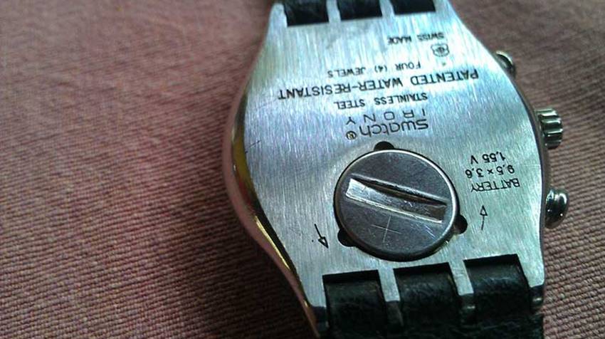 Retro swatch irony